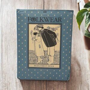 Folkwear Sewing Pattern Uncut Black Forest Smock Renaissance Costume